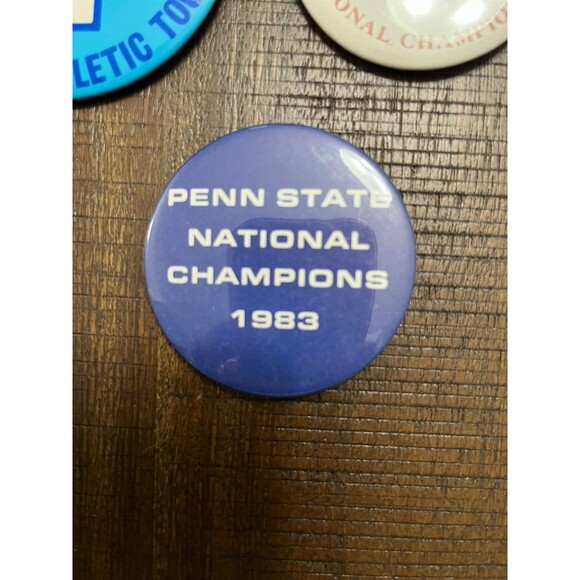 3 VTG Penn State 1983 Sugar Bowl Buttons Pins vs Georgia Herschel Walker Champs - Picture 4 of 5